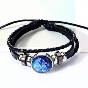Leather and textiles jewelry