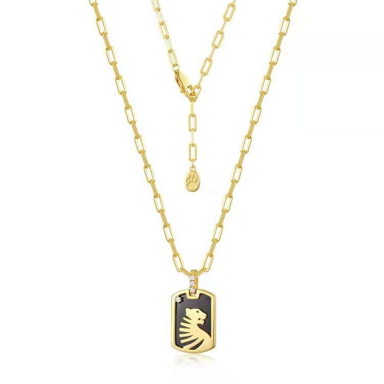 Seahorse pendant hinged necklace image