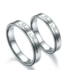 Picture of stainless steel engraved ring