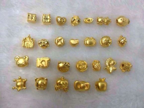 Different shapes 3D hard gold image