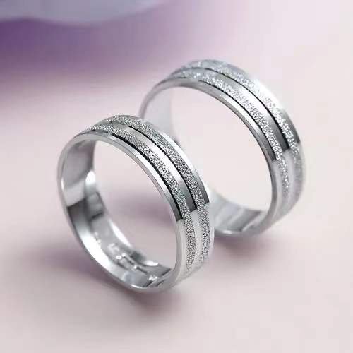 Pt999 Platinum pair ring image