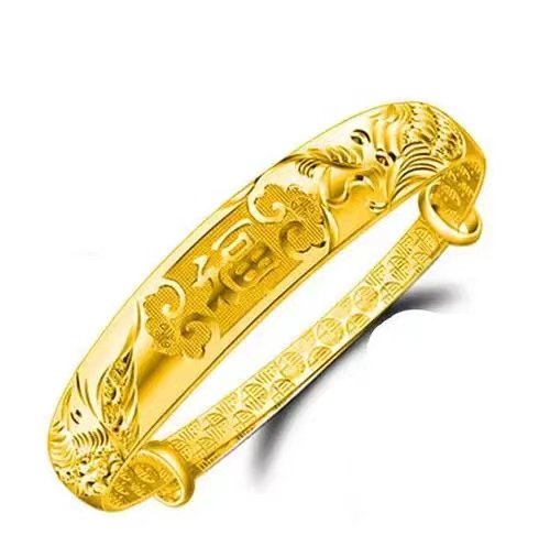 Gold-plated brass bracelet image