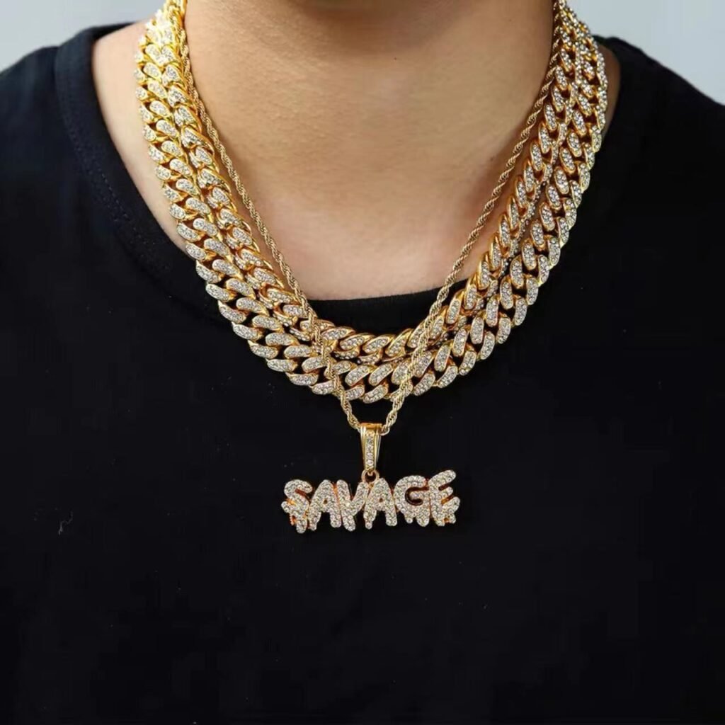 twist chain with letters