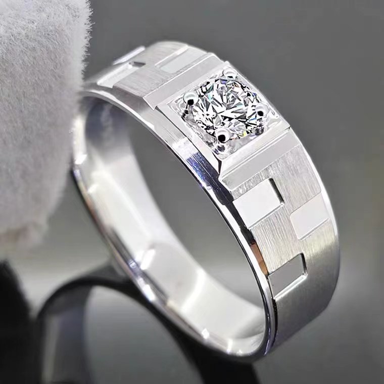 PT950 diamond ring pic