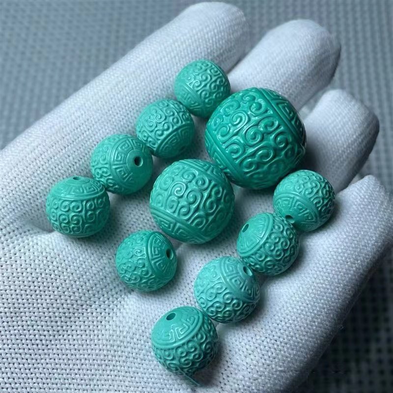 Magnesite dyed turquoise