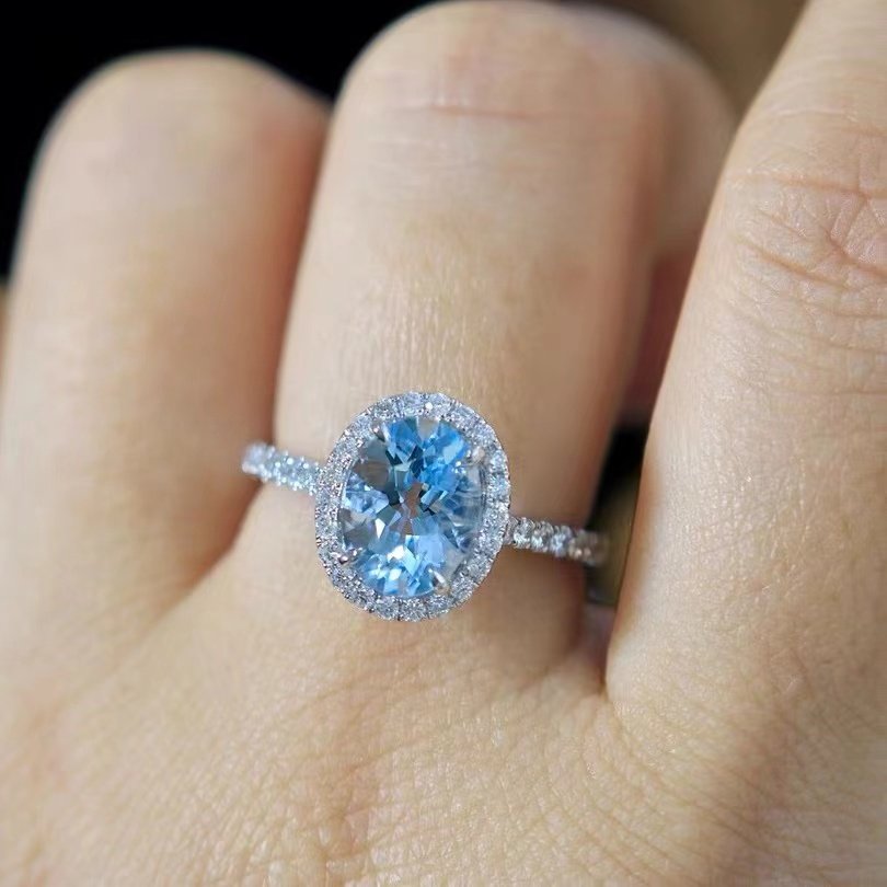 Aquamarine ring